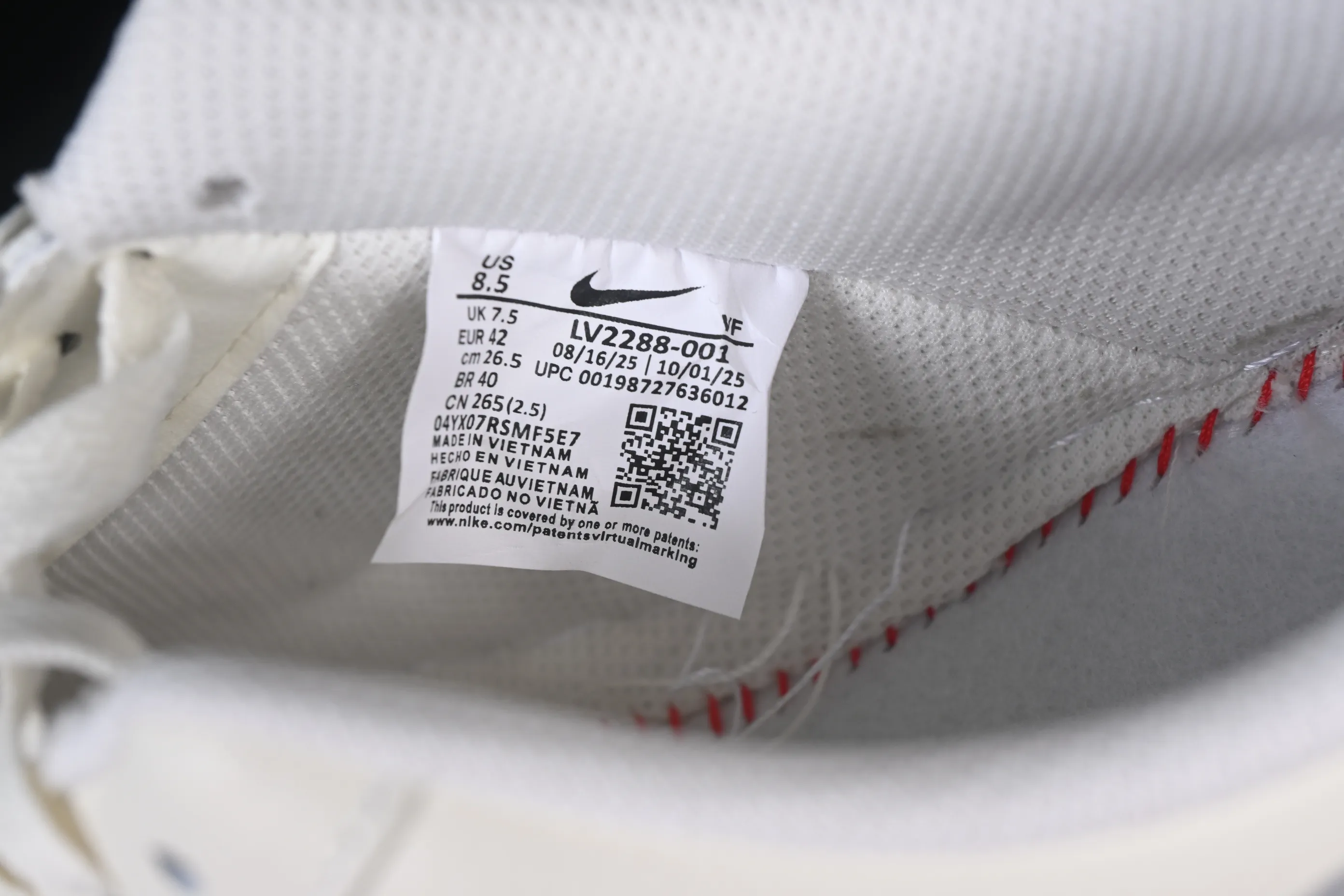 All categories Nk Air Force 1 Air Force series Nk Air Force 1 Low Air Force low-top Nike Air Force 1'07 Low LV co-branded presbyopia Air Force 1 low-top casual sneakers LV2288-001